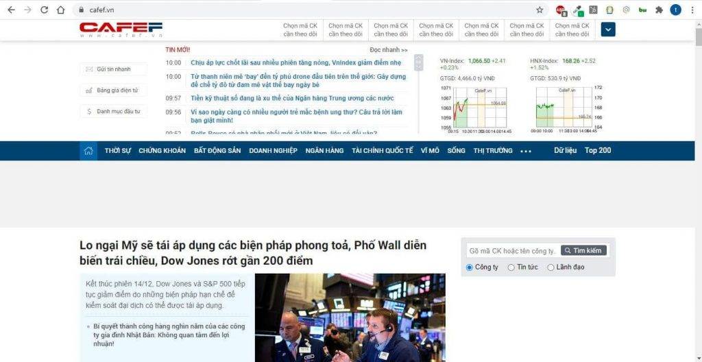 Cách kiểm tra tốc độ load của một website 5 cafef.vn - kiểm tra tốc độ load